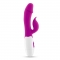 VIBRADOR COM ESTIMULADOR DE CLITÓRIS MOCHI ROXO E LUBRIFICAN