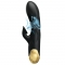 VIBRADOR DE LUJO BAÑADO EN ORO RECARGABLE NEGRO nº1