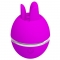 VIBRADOR DE SILICONA REDONDO GEMINI BALL MORADO