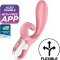 Vibrador Hug Me con APP Satisfyer Connect Rosa