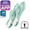 AIR PUMP BUNNY 5+ INFLATABLE RABBIT VIBRATOR APP - GREEN nº1