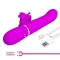 VIBRADOR RABBIT MULTIFUNCIÓN 4 EN 1 MARIPOSA FUCSIA nº8