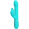 VIBRADOR RABBIT PERLAS VERDE AGUA