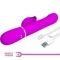 VIBRADOR RABBIT PERLAS VIOLETA nº8