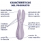 VIBRADOR THREESOME 2 LILÁS SATISFYER nº3