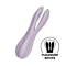 VIBRADOR THREESOME 2 LILÁS SATISFYER nº9