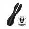 VIBRADOR THREESOME 2 PRETO SATISFYER nº17