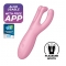 SATISFYER THREESOME 4 VIBRATOR WITH APP PINK