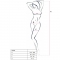 WOMAN BS024 BODYSTOCKING NEGRO TALLA UNICA nº2