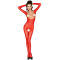 WOMAN BS031 BODYSTOCKING RED ONE SIZE