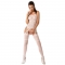 WOMAN BS050 BODYSTOCKING - WHITE ONE SIZE