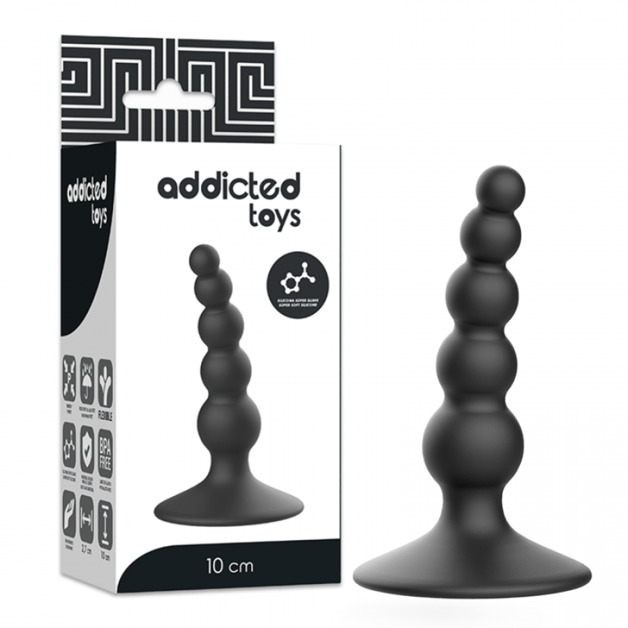 ANAL SEXUAL PLUG 10CM NERO