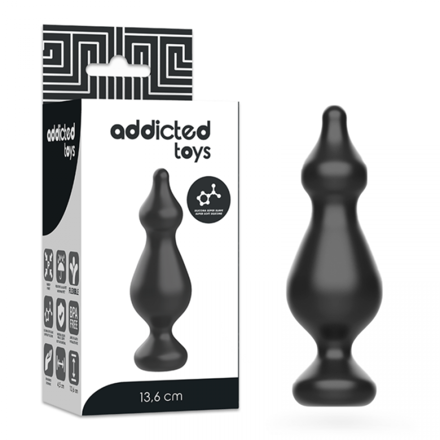 ANAL SEXUAL PLUG 13.6CM NEGRO