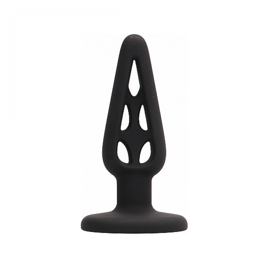 Butt plug - hollow 1 - 10cm negro