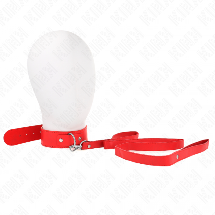 COLLANA CON CINTURA 116 CM ROJO CINTURINO REGOLABILE 32-50 C