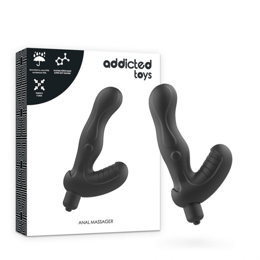 STIMULATEUR ANAL EN SILICONE DE LA PROSTATE  P-SPOT VIBE