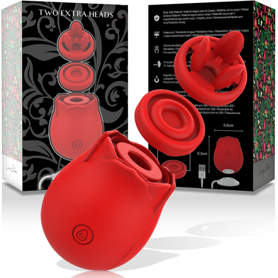 TWO HEADS CLITORAL STIMULATOR LUXURY EDITION nº1