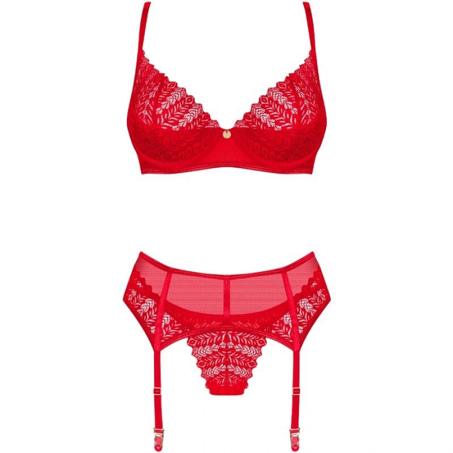 INGRIDIA SET TRES PIEZAS ROJO 13