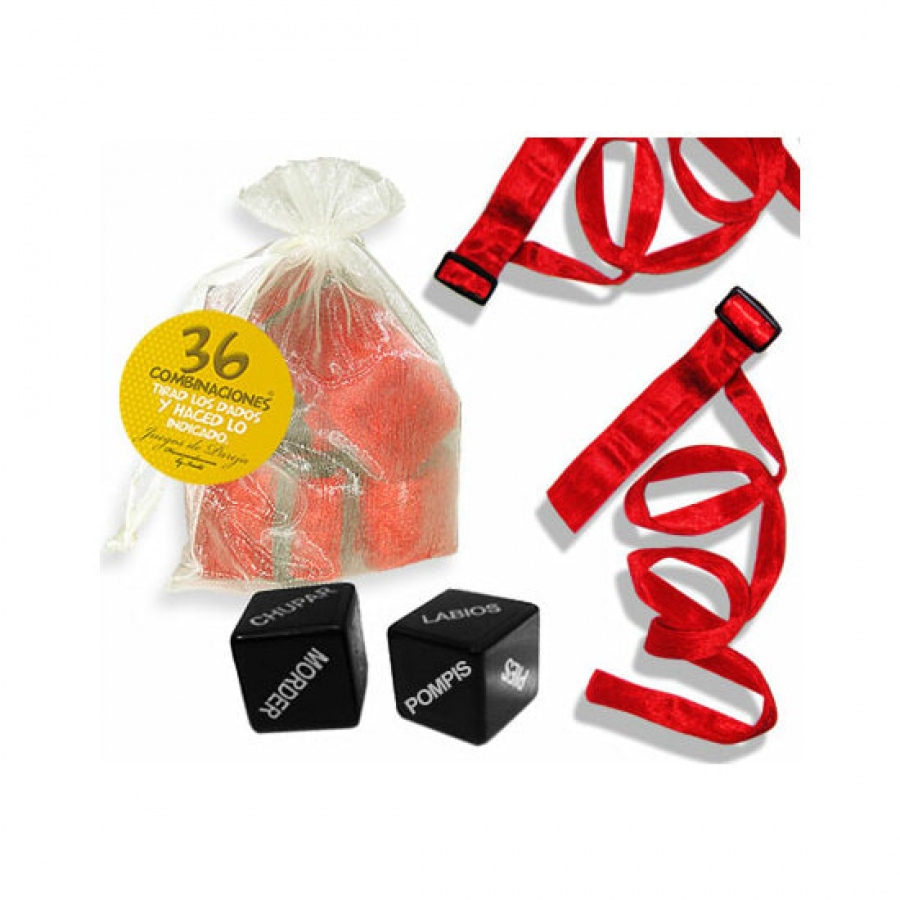 Kit sac 2 cravates rouges + 36 combinaisons d'amour