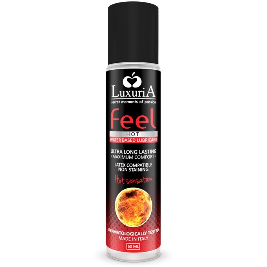 LUXURIA FEEL HOT SENSATION LUBRICANTE BASE AGUA EFECTO CALOR