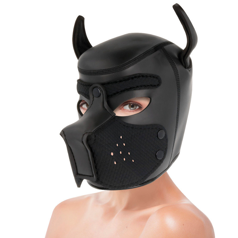 MASQUE POUR CHIEN EN NÉOPRÈNE AVEC MUSEAU AMOVIBLE L