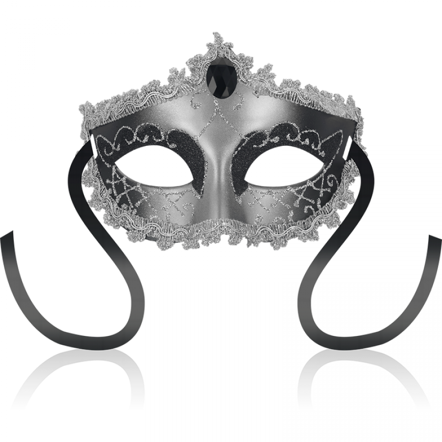 MASCHERE MASCHERA NERA DIAMOND GRIGIA