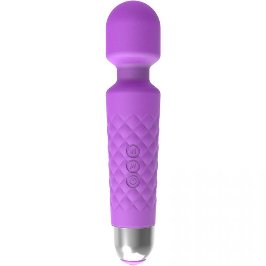 MINI MASAJEADOR & VIBRADOR VIOLETA