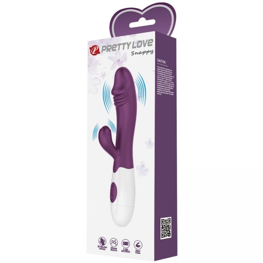 SNAPPY VIBRADOR PUNTO G MORADO 10