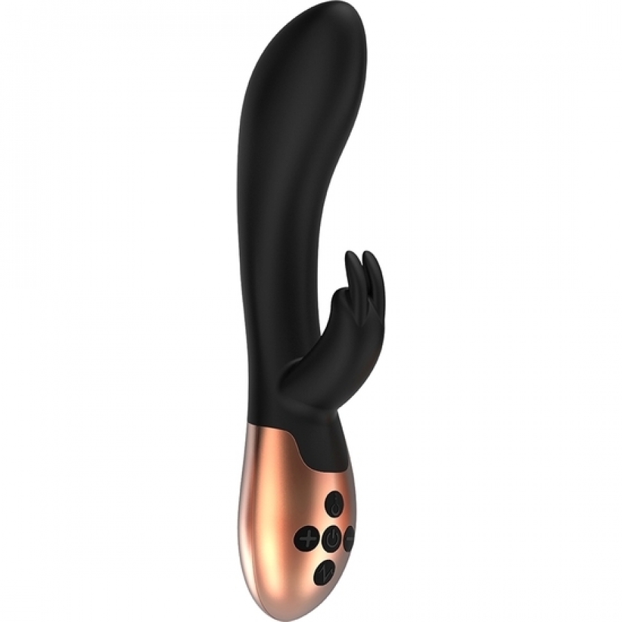 ELEGANCE OPULENT RECHARGEABLE SELF-HEATING VIBRATOR BLACK