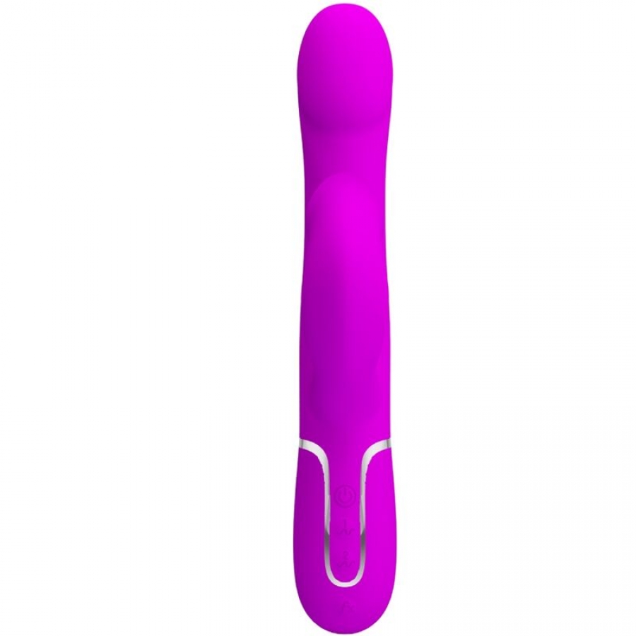 VIBRADOR RABBIT PERLAS VIOLETA 2