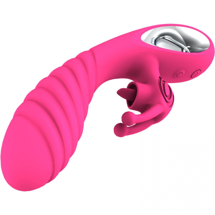 VICKY VIBRADOR RABBIT CON LENG 4