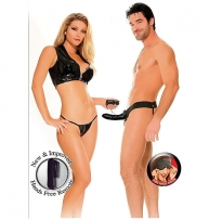 Fetish fantasy arnes hueco vibrador para el y ella negro