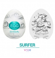 Oeuf a le egg surfer