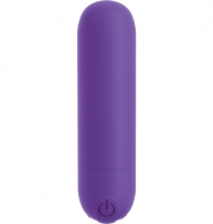 Omg! bullets - bala vibrante recargable, morado