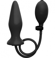 PLUG ANAL INFLABLE DE SILICONA OUCH! NEGRO