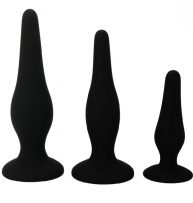 BONITO INFERIOR - PLUGUES DE SILICONE DO KIT ANAL DO INICIAN