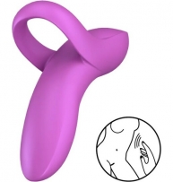 SATISFYER BOLD LOVER - DEDAL VIBRADOR MORADO