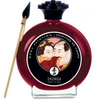 Shunga pintura corporal de fresas y champagne