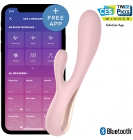 VIBRADOR MONO FLEX CON APP Y BLUETOOTH SATISFYER MALVA