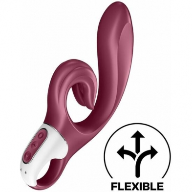 Satisfyer love me lapin vibrant flexible - rouge