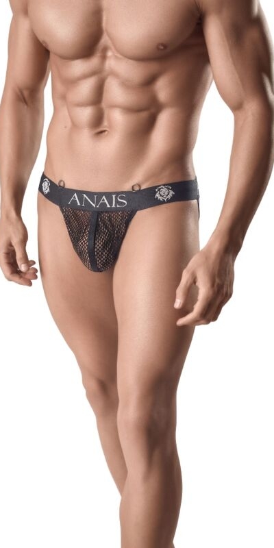 ANAIS MEN FUNCTIONAL Tanga negra de corte ajustado y sensual