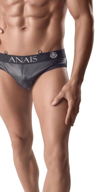 ANAIS MEN   Calzoncillos cortos sexy de cuero negro