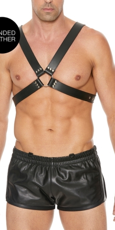 MEN'S LARGE BUCKLE HARNESS Arnés con hebilla en el centro