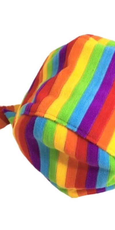 BANDANA CON LA BANDERA LGTB Bandana de algodón con diseño del orgullo lgbtq+