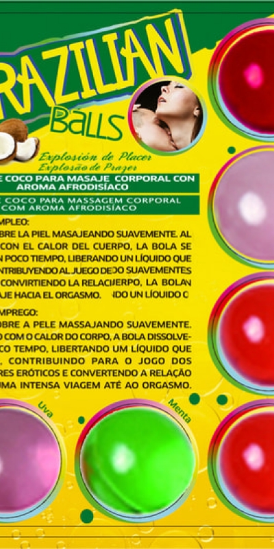 BRAZILIAN BALLS AROMATHERAPY Bolas con aceite de masaje