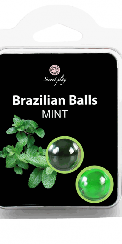 BRAZILIAN BALLS MENTA Set de jeu 2 boules brésiliennes arôme menthe