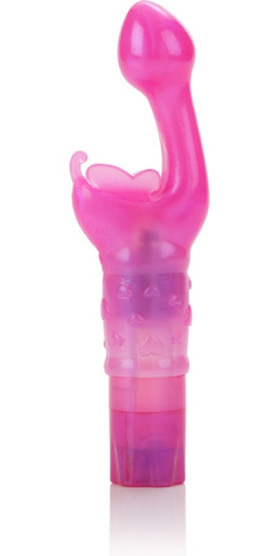 BUTTERFLY KISS PINK Stimulateur du point g et clitoris aquatique