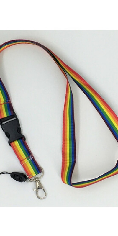 CINTA COLGANTE BANDERA LGBT+ Accesorio colgante con colores bandera lgbt+