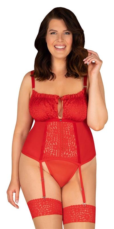 BLOSSMINA  ENHANCER Corpete e tanga de lingerie com ligas