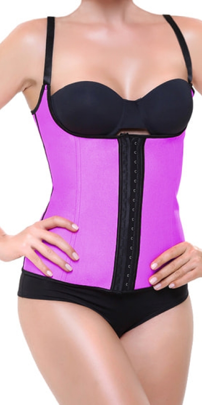 CORSET Látex shape morado